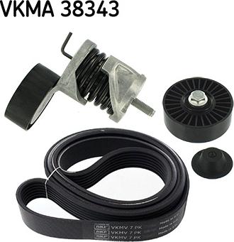 SKF VKMA 38343 - Kit Cinghie Poly-V autozon.pro