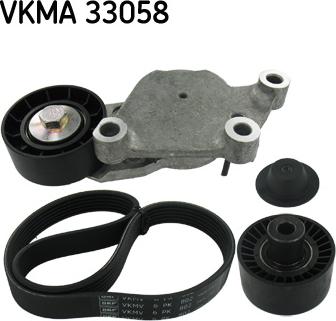 SKF VKMA 33058 - Kit Cinghie Poly-V autozon.pro