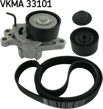 SKF VKMA 33101 - Kit Cinghie Poly-V autozon.pro