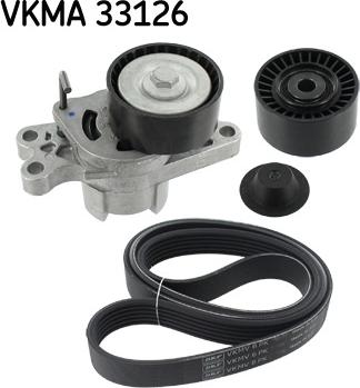 SKF VKMA 33126 - Kit Cinghie Poly-V autozon.pro