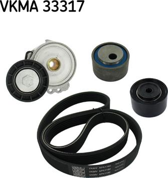 SKF VKMA 33317 - Kit Cinghie Poly-V autozon.pro