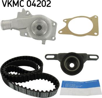 SKF VKMC 04202 - Pompa acqua + Kit cinghie dentate autozon.pro