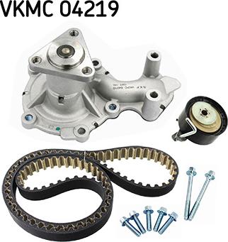 SKF VKMC 04219 - Pompa acqua + Kit cinghie dentate autozon.pro