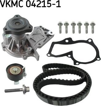 SKF VKMC 04215-1 - Pompa acqua + Kit cinghie dentate autozon.pro