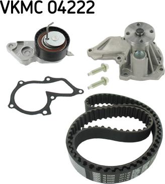 SKF VKMC 04222 - Pompa acqua + Kit cinghie dentate autozon.pro