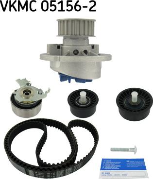 SKF VKMC 05156-2 - Pompa acqua + Kit cinghie dentate autozon.pro