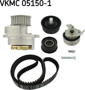 SKF VKMC 05150-1 - Pompa acqua + Kit cinghie dentate autozon.pro