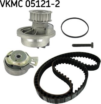 SKF VKMC 05121-2 - Pompa acqua + Kit cinghie dentate autozon.pro