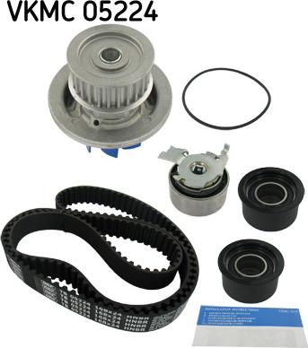 SKF VKMC 05224 - Pompa acqua + Kit cinghie dentate autozon.pro