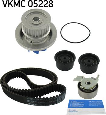 SKF VKMC 05228 - Pompa acqua + Kit cinghie dentate autozon.pro