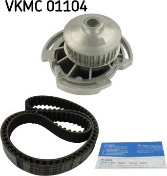 SKF VKMC 01104 - Pompa acqua + Kit cinghie dentate autozon.pro