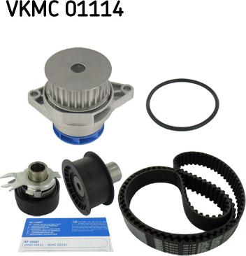 SKF VKMC 01114 - Pompa acqua + Kit cinghie dentate autozon.pro