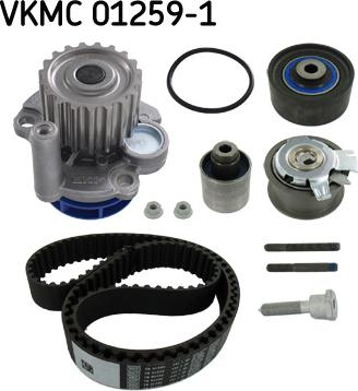 SKF VKMC 01259-1 - Pompa acqua + Kit cinghie dentate autozon.pro