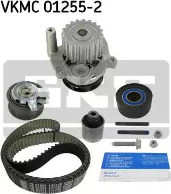 SKF VKMC 01255-2 - Pompa acqua + Kit cinghie dentate autozon.pro