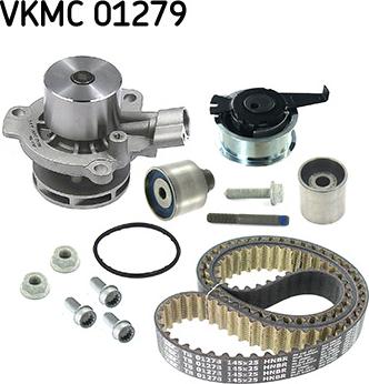 SKF VKMC 01279 - Pompa acqua + Kit cinghie dentate autozon.pro