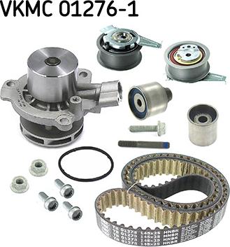 SKF VKMC 01276-1 - Pompa acqua + Kit cinghie dentate autozon.pro