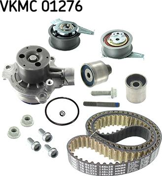 SKF VKMC 01276 - Pompa acqua + Kit cinghie dentate autozon.pro