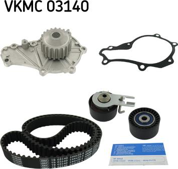 SKF VKMC 03140 - Pompa acqua + Kit cinghie dentate autozon.pro