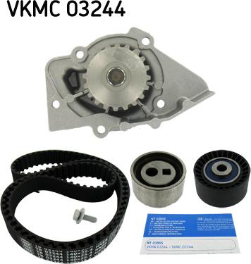 SKF VKMC 03244 - Pompa acqua + Kit cinghie dentate autozon.pro