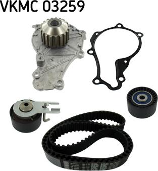 SKF VKMC 03259 - Pompa acqua + Kit cinghie dentate autozon.pro