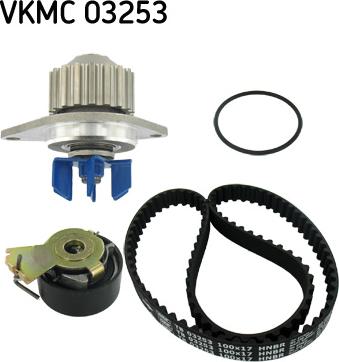 SKF VKMC 03253 - Pompa acqua + Kit cinghie dentate autozon.pro