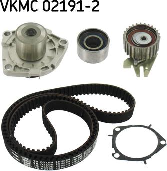 SKF VKMC 02191-2 - Pompa acqua + Kit cinghie dentate autozon.pro