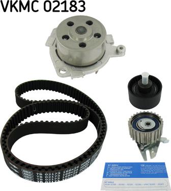 SKF VKMC 02183 - Pompa acqua + Kit cinghie dentate autozon.pro