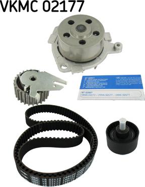 SKF VKMC 02177 - Pompa acqua + Kit cinghie dentate autozon.pro