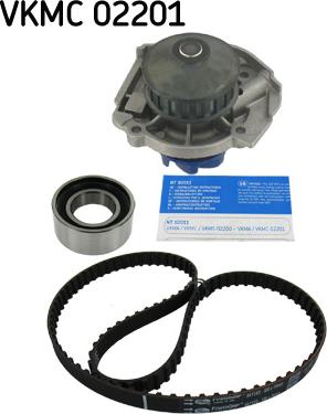 SKF VKMC 02201 - Pompa acqua + Kit cinghie dentate autozon.pro