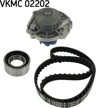 SKF VKMC 02202 - Pompa acqua + Kit cinghie dentate autozon.pro