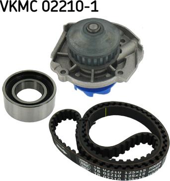 SKF VKMC 02210-1 - Pompa acqua + Kit cinghie dentate autozon.pro