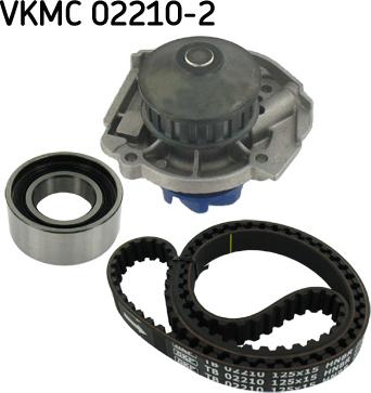 SKF VKMC 02210-2 - Pompa acqua + Kit cinghie dentate autozon.pro