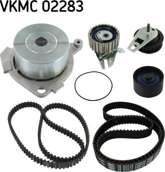 SKF VKMC 02283 - Pompa acqua + Kit cinghie dentate autozon.pro