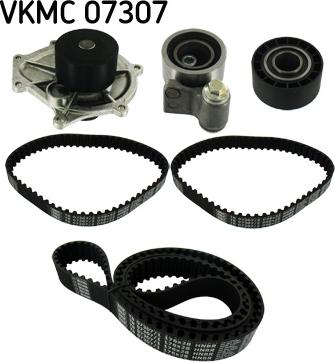 SKF VKMC 07307 - Pompa acqua + Kit cinghie dentate autozon.pro