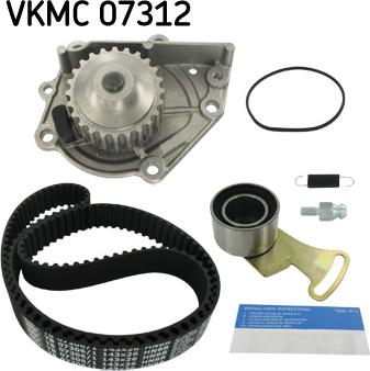 SKF VKMC 07312 - Pompa acqua + Kit cinghie dentate autozon.pro