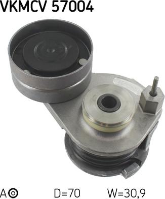 SKF VKMCV 57004 - Galoppino / Guidacinghia, Cinghia Poly-V autozon.pro