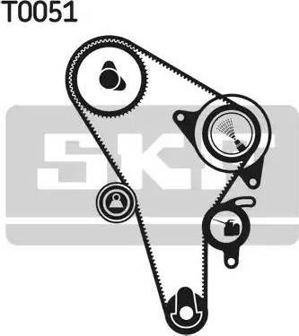 SKF VKMS 01010 - Kit cinghie dentate autozon.pro