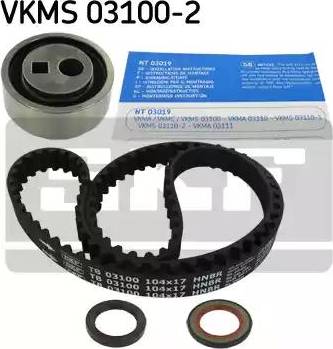 SKF VKMS 03100-2 - Kit cinghie dentate autozon.pro