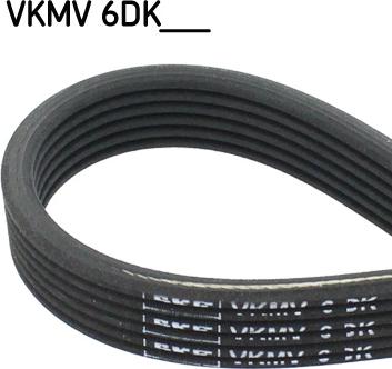 SKF VKMV 6DK1697 - Cinghia Poly-V autozon.pro