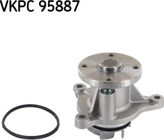 SKF VKPC 95887 - Pompa acqua autozon.pro