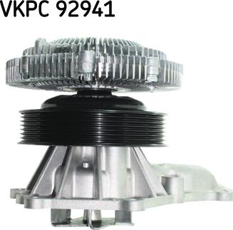 SKF VKPC 92941 - Pompa acqua autozon.pro