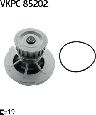 SKF VKPC 85202 - Pompa acqua autozon.pro