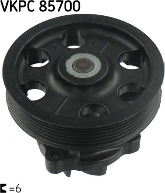 SKF VKPC 85700 - Pompa acqua autozon.pro