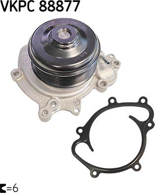 SKF VKPC 88877 - Pompa acqua autozon.pro