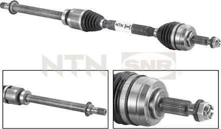 SNR DK55.067 - Albero motore / Semiasse autozon.pro