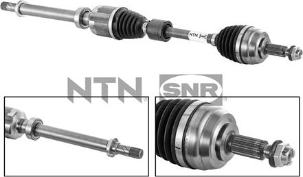 SNR DK55.017 - Albero motore / Semiasse autozon.pro