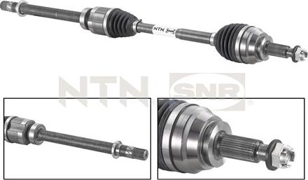 SNR DK55.027 - Albero motore / Semiasse autozon.pro