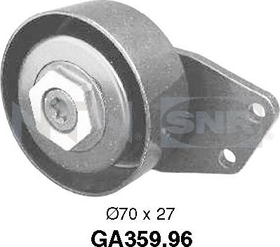 SNR GA359.96 - Galoppino / Guidacinghia, Cinghia Poly-V autozon.pro