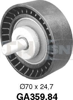 SNR GA359.84 - Galoppino / Guidacinghia, Cinghia Poly-V autozon.pro