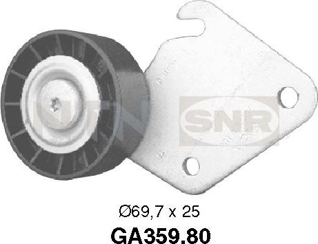 SNR GA359.80 - Galoppino / Guidacinghia, Cinghia Poly-V autozon.pro